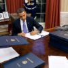 Obama Just Banned 7 Phrases From Federal Law obama-signing-wikipedia-ec80916f2f96c357a3ad89c76c4d9288a714ea3a